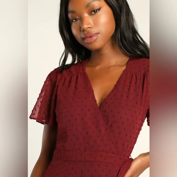 red swiss dot dress Live For Today Red Swiss Dot Dress  Shop the Mint